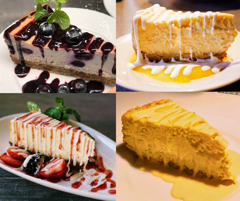 2 peices of Home made Cheesecake (variety of flavors)